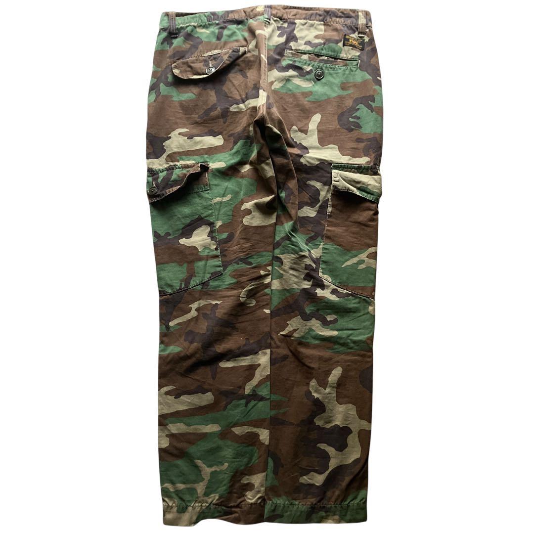 wtaps 迷彩ミリタリーワイドカーゴパンツ SIZE4 ヴィンテージレプリカ