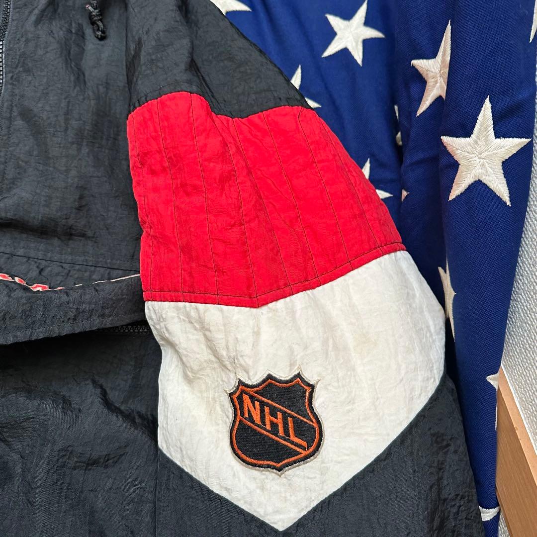 【90's】 STARTER　NHL　シカゴ・ブラックホークス　公認パーカー