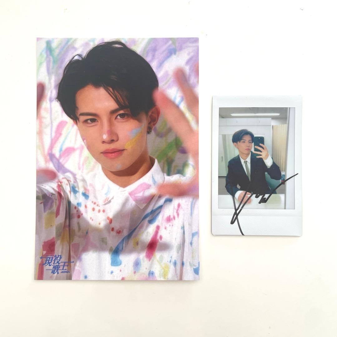 現役歌王 木本慎之介さん サイン入りチェキ＆ポストカード　クリスマスイベント