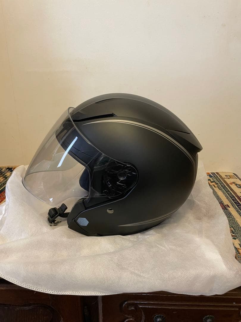 ZENITH ジェットヘルメットYJ-20 グラフィックGF-02シルバーXXL