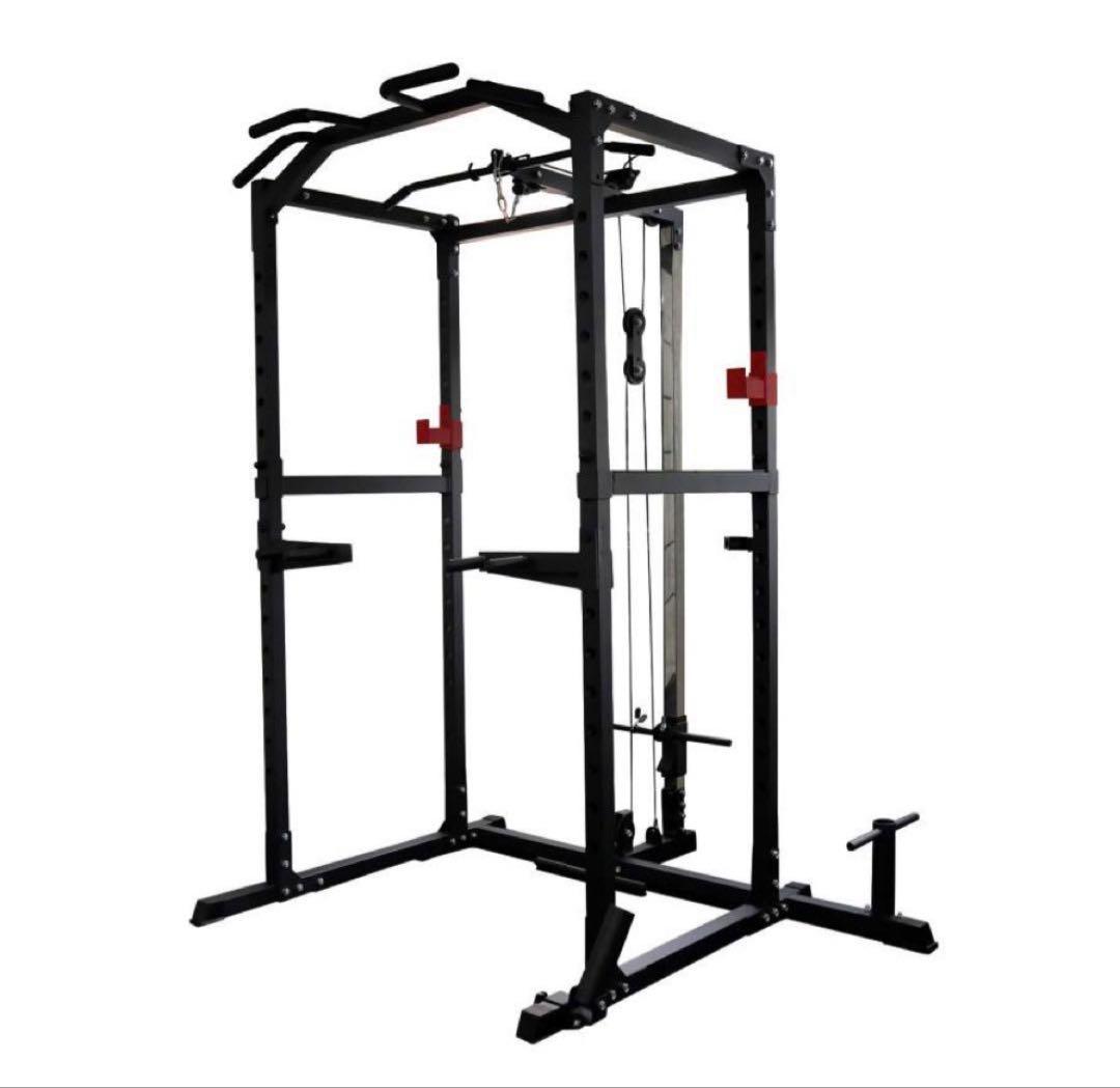 パワーラック ハーフラック バーベルラック バーベルスタンド筋トレ　グロ—ブ付き