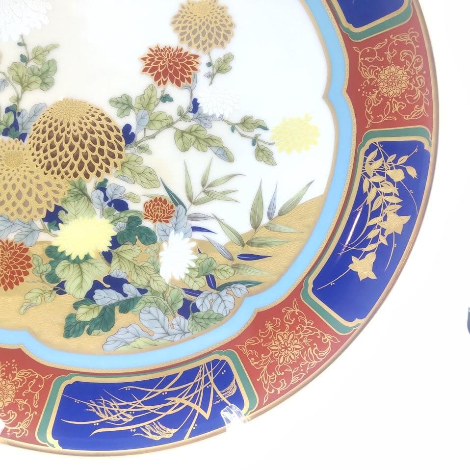 Noritake ノリタケ 紀年額皿 花蝶図 イヤープレート 飾り皿 2枚　大皿