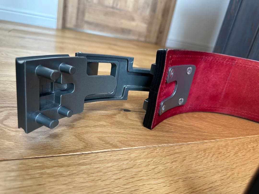 SBD トレーニング・パワーベルト Sサイズ　ブラック/レッド