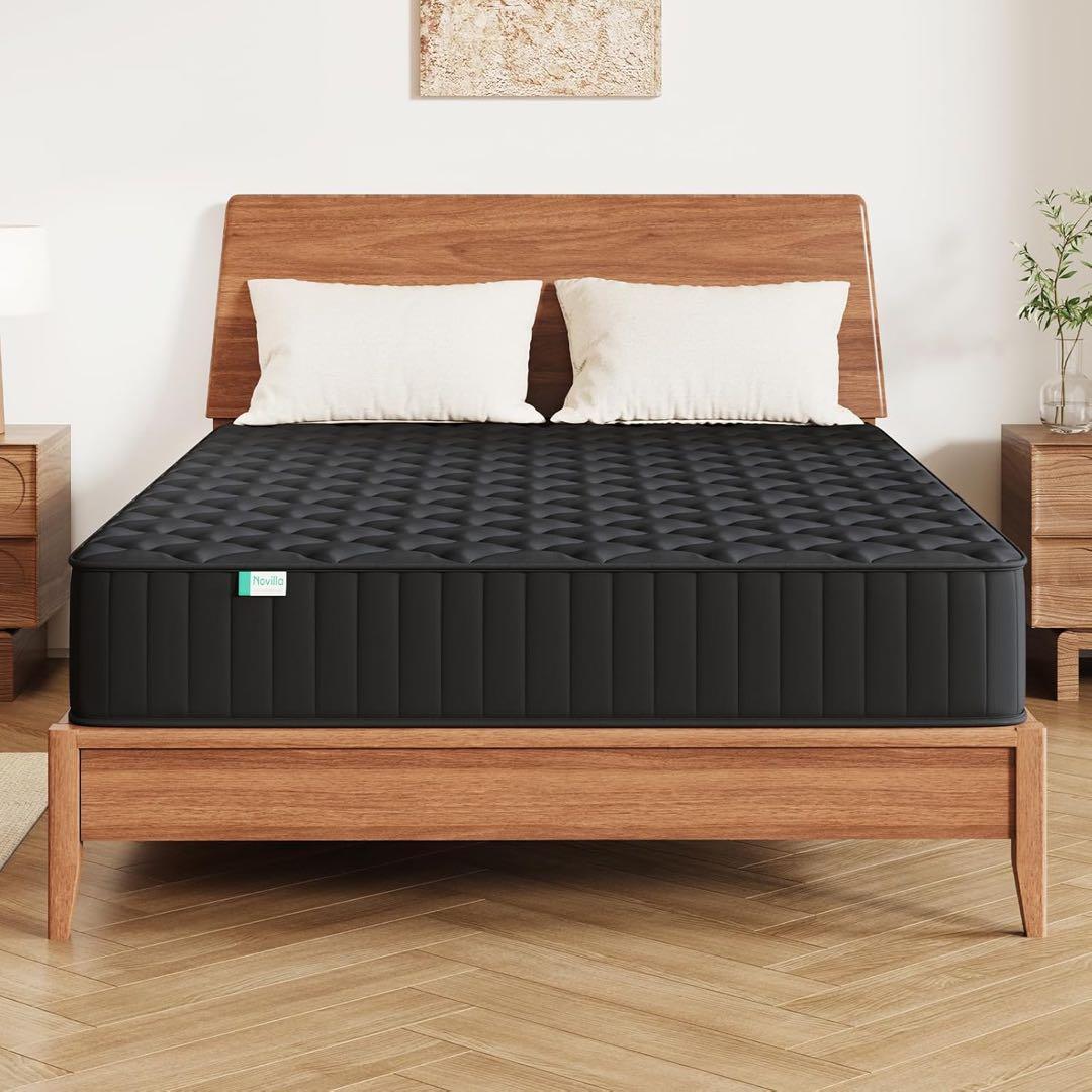 Novilla マットレス セミダブル 硬め 極厚20cm高反発ウレタン180N