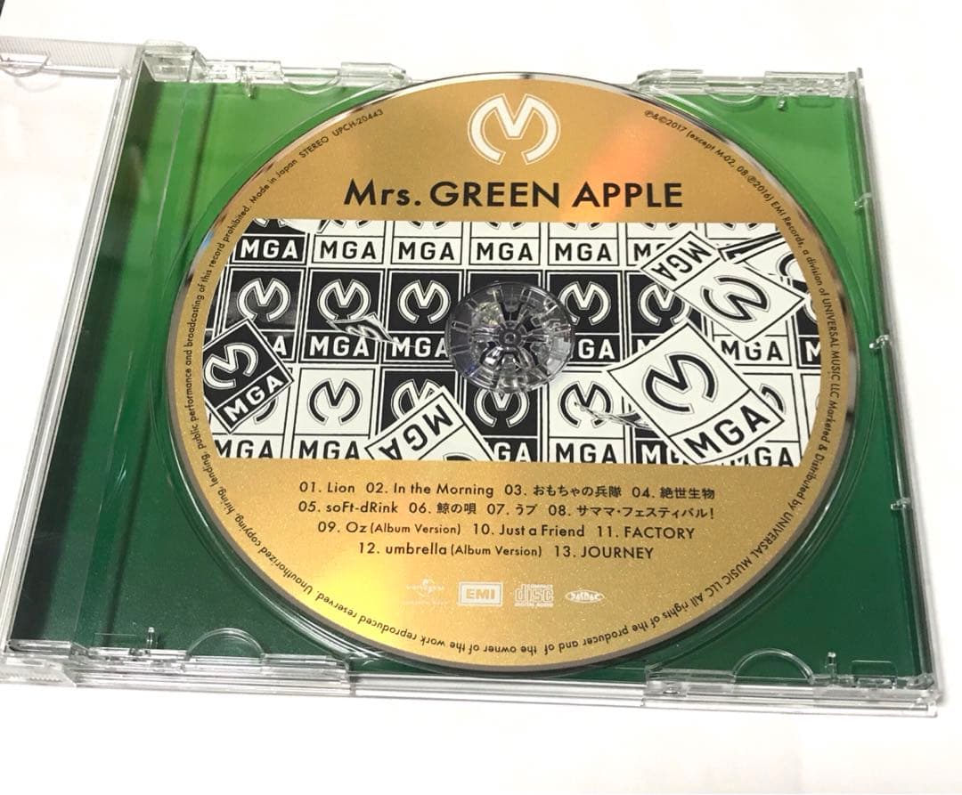 Mrs.GREEN APPLE  直筆サイン入りCD  ミセスグリーンアップル