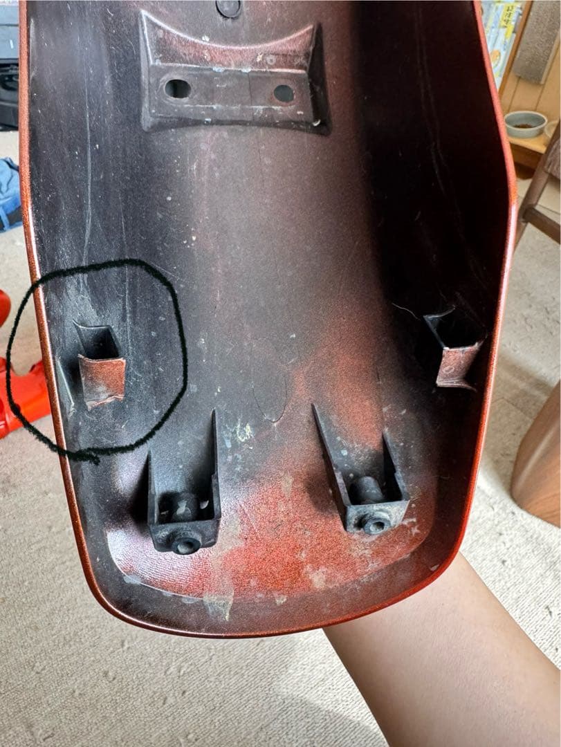 super cub110 JA59 フレアオレンジメタリック カウルセット カブ