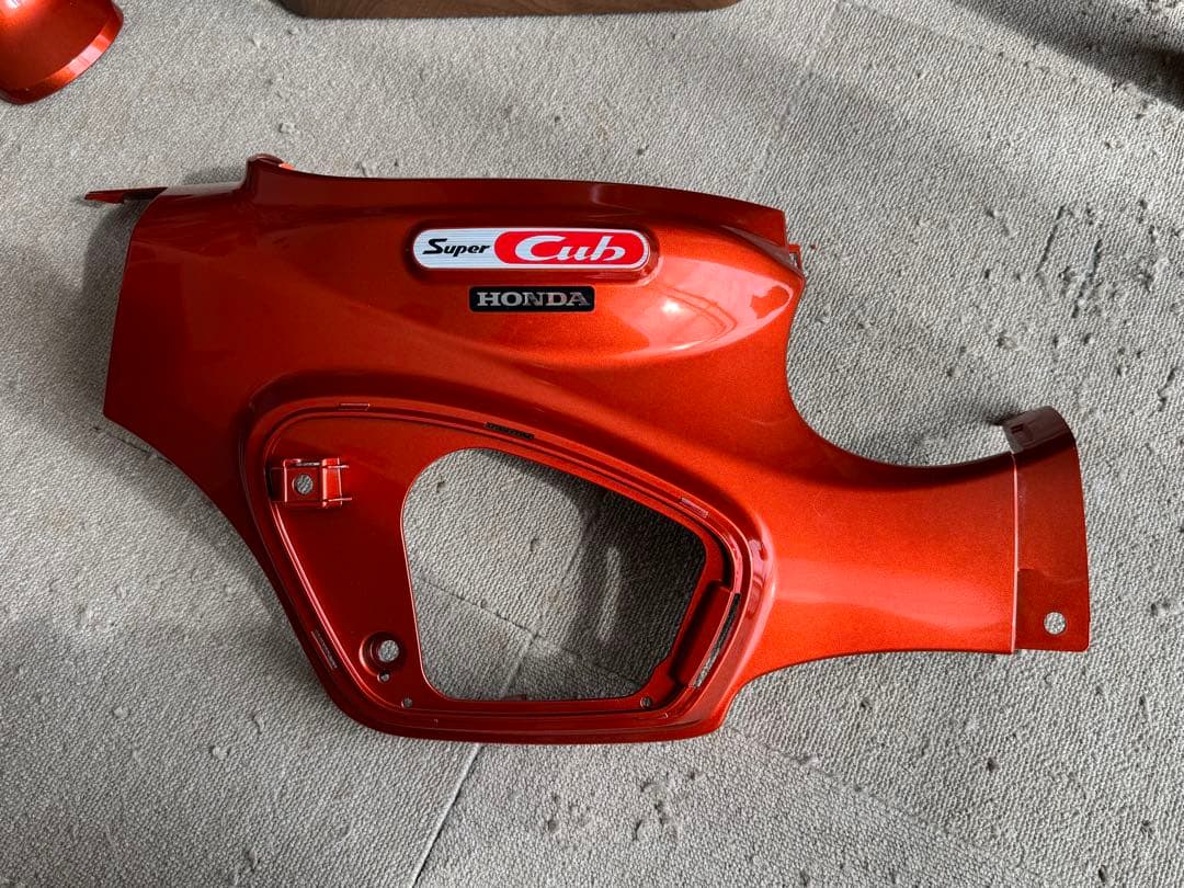 super cub110 JA59 フレアオレンジメタリック カウルセット カブ