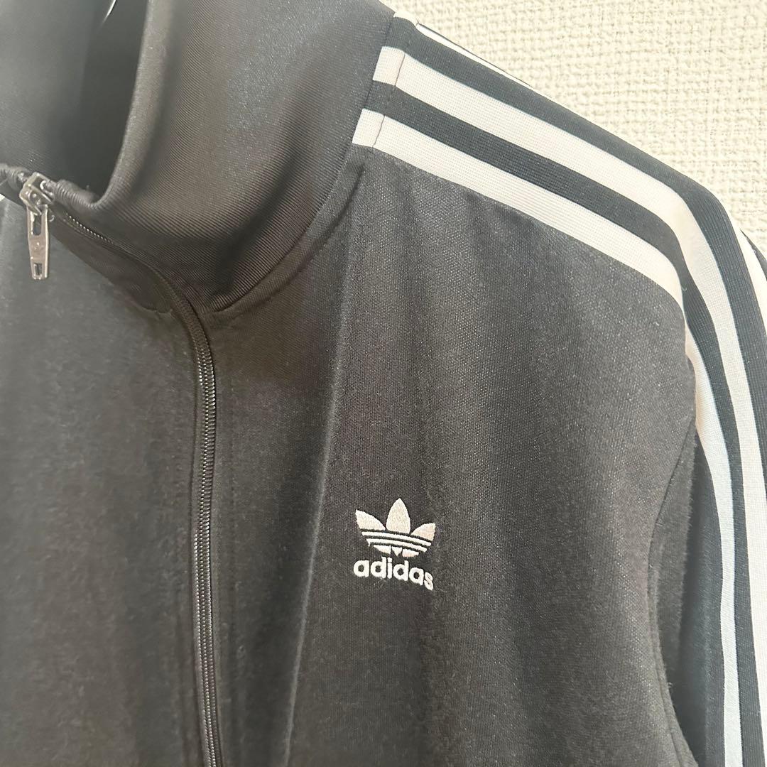 常田大希着用　adidas ベッケンバウアー トラックジャケット　黒 XO