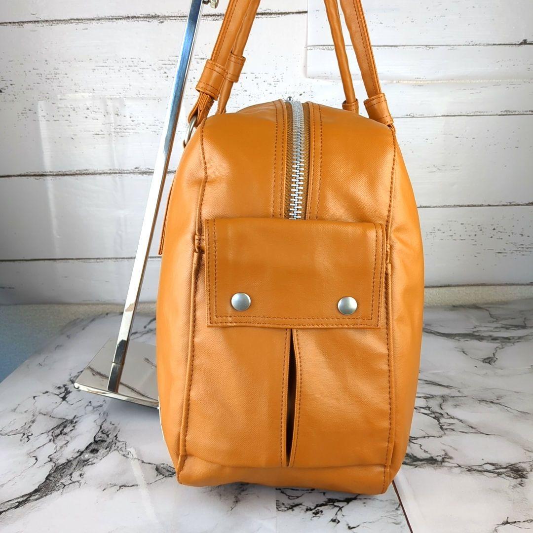 【未使用級】ポーター☆A4　フリースタイル　キャメル　ミニボストン　旅行