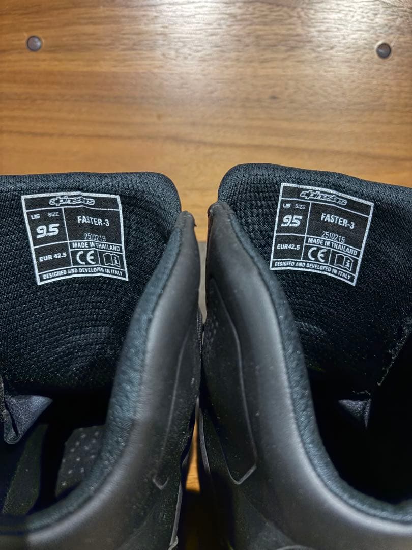 【美品】Alpinestars バイクシューズ　Faster3