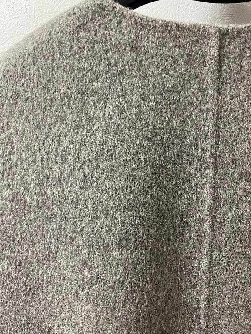 セオリーリュクス ノーカラーコート ダブルフェイススモールサイズ