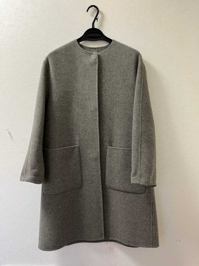セオリーリュクス ノーカラーコート ダブルフェイススモールサイズ