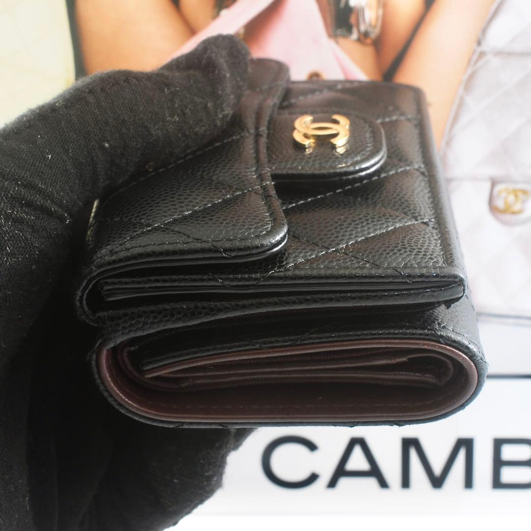極美品＊31番台＊シャネル＊キャビアスキン＊マトラッセ＊スモールウォレット＊財布