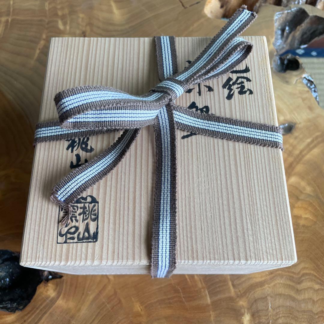 色絵茶碗 桃山窯 京焼 抹茶碗 茶道具 共箱