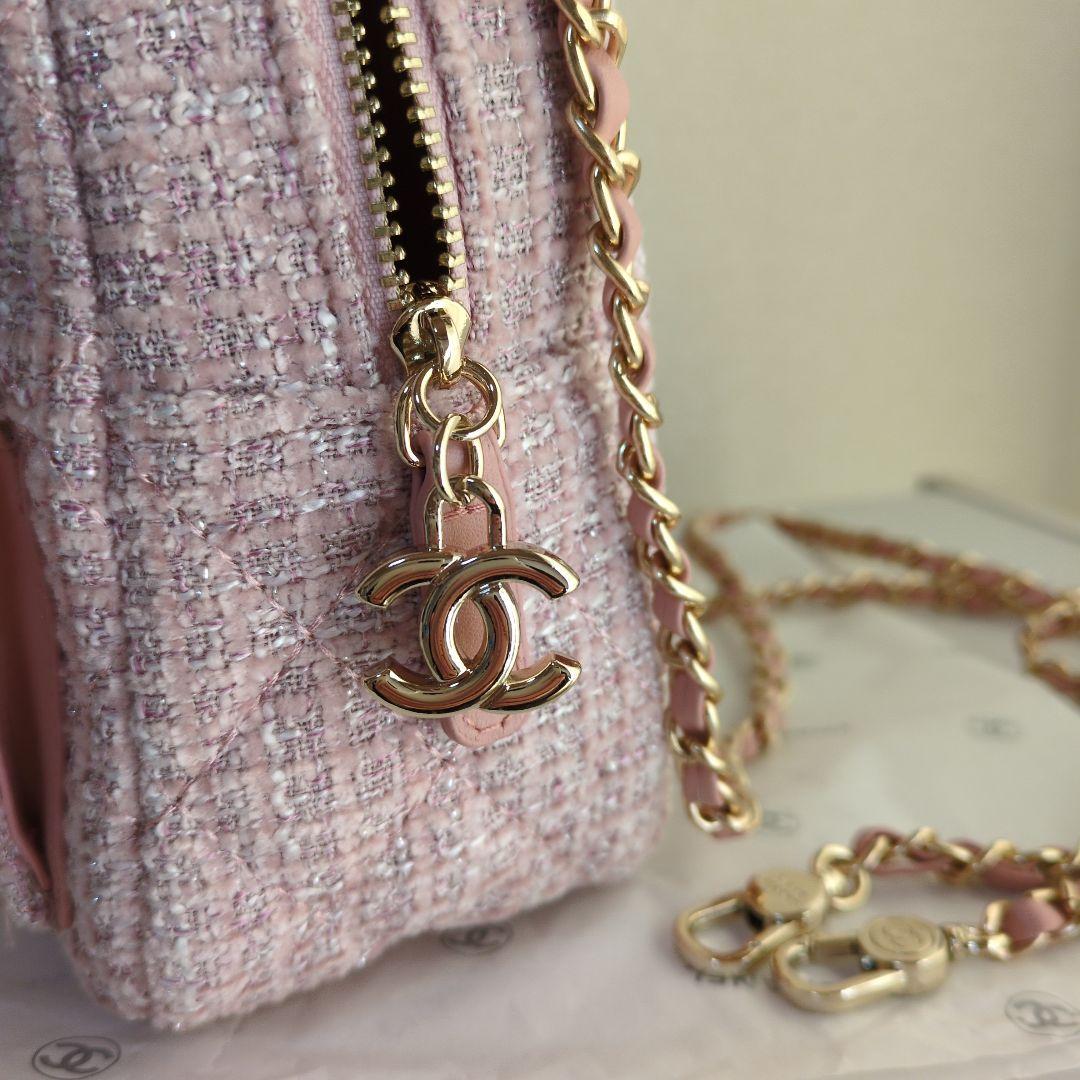 CHANEL非売品ツイードミニリュックピンク