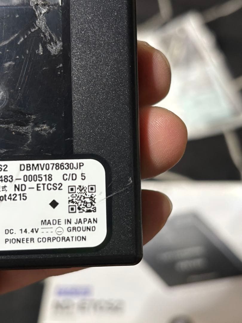 ETC車載器 Pioneer ND-ETCS2 ETC 2.0