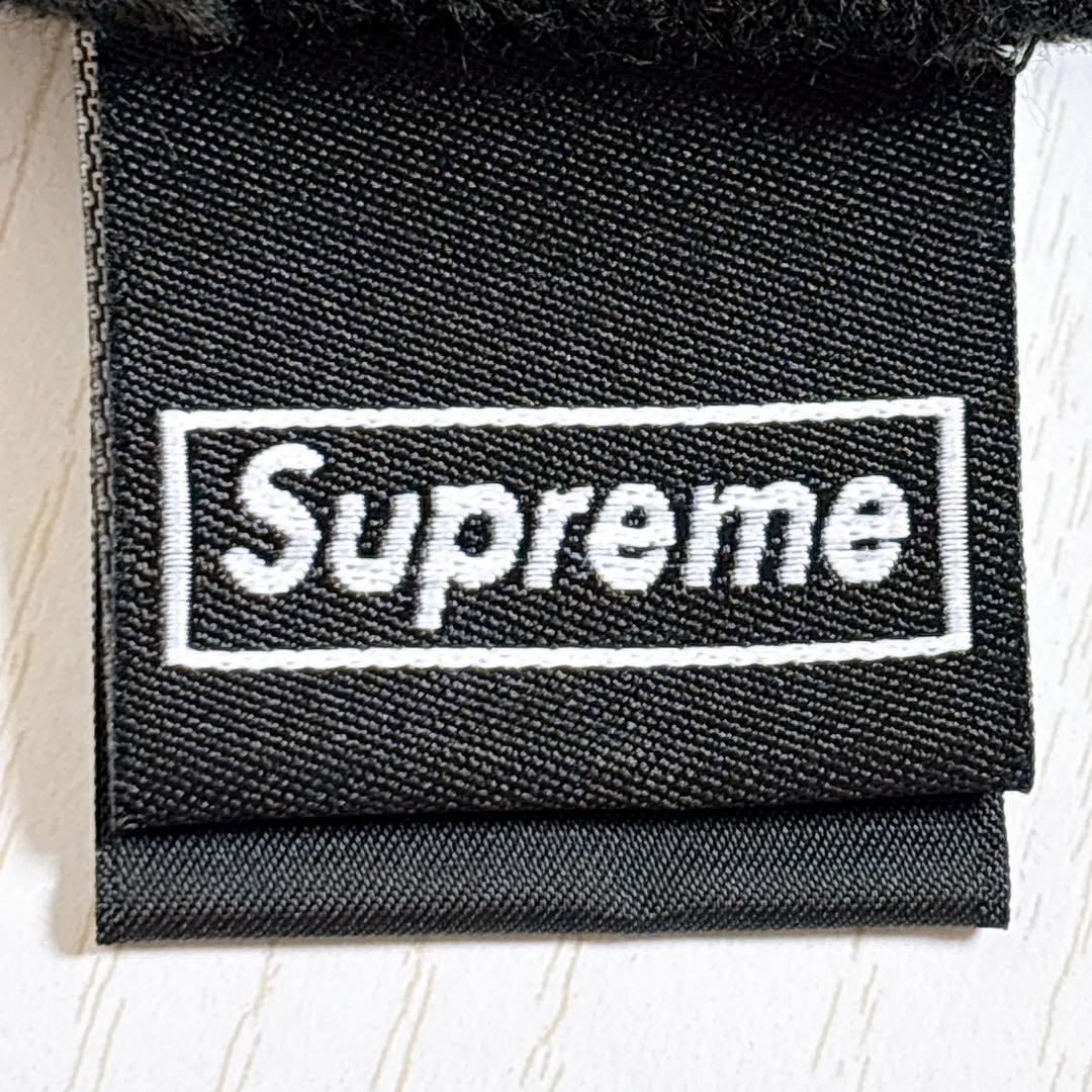 専用　Supreme NEW ERA ニット帽　ビーニー　Sロゴ ブラック　黒