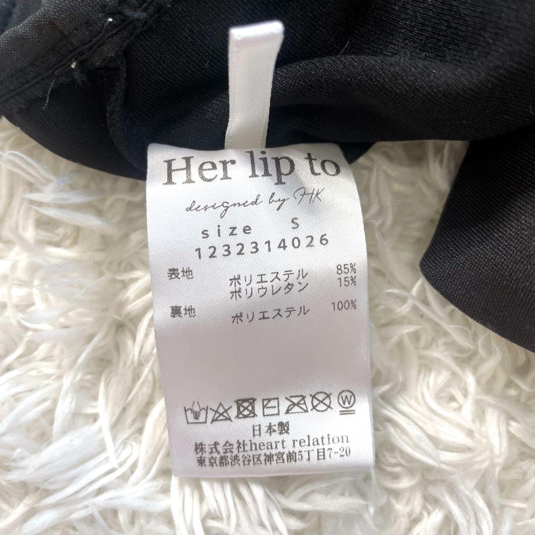 水着・ラッシュガード herlipto swim wear Double Bow One Piece