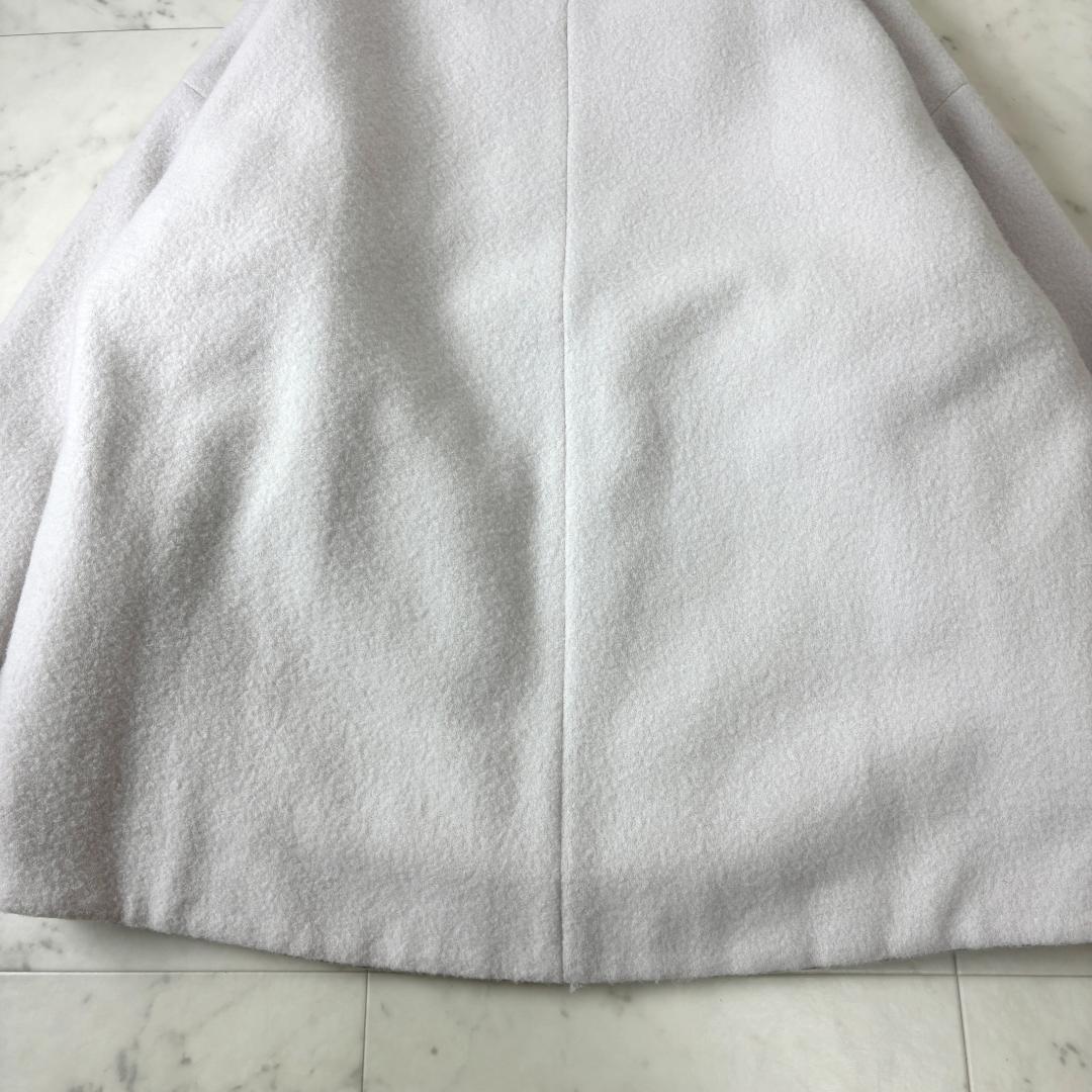 evam eva ウールパディングショートコート 1 ホワイト系 ジャケット