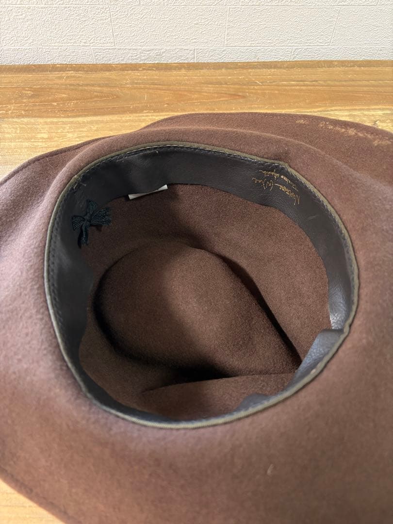 ゆ*き様 NUMBER (N)INE 08AW フェザーフェルトハット