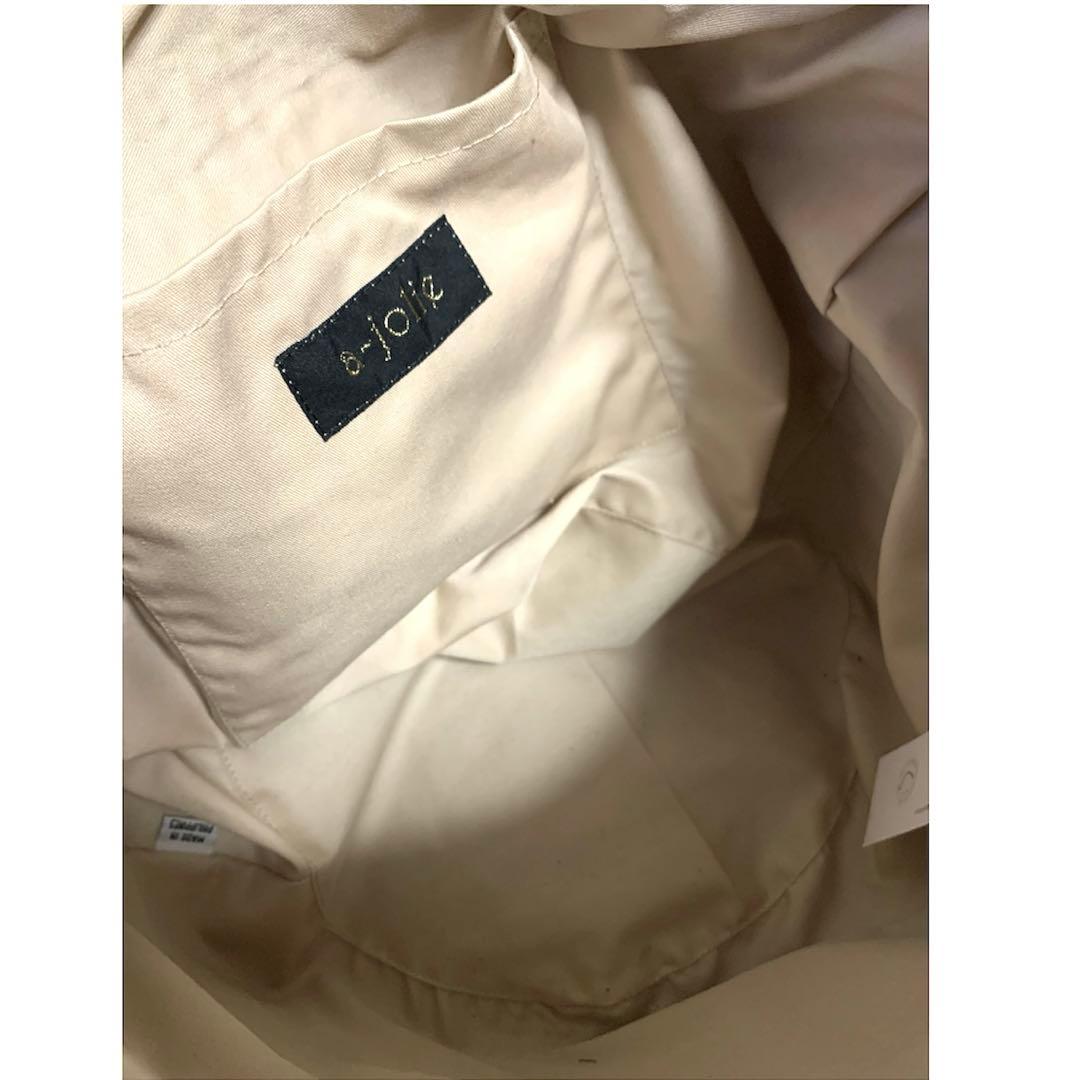 ＊未使用＊ajolie アジョリー スマイル（大）サイズ、ニコちゃん　カゴバッグ