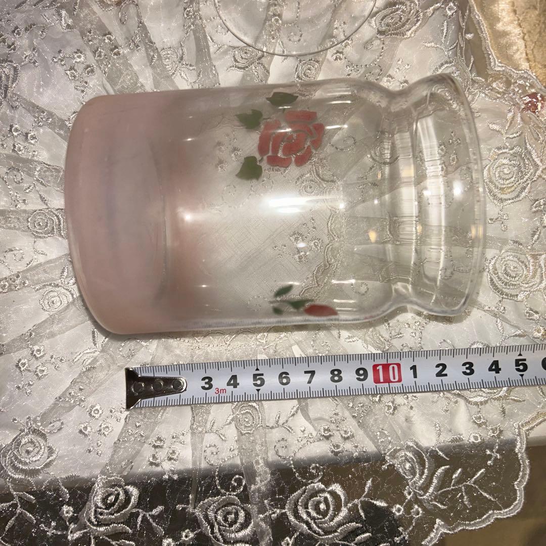 マニーローズ　ガラスキャニスター2点セット