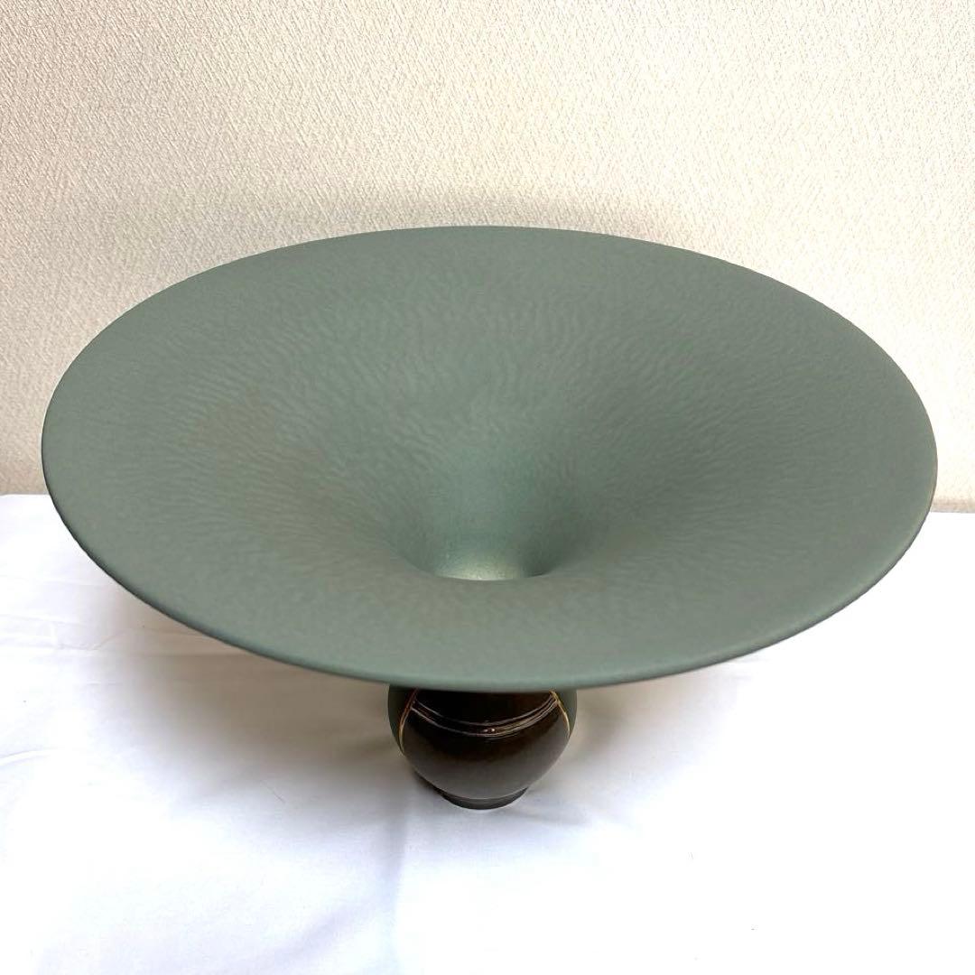 池坊　いけばな　花器　正明　下蕪　陶器