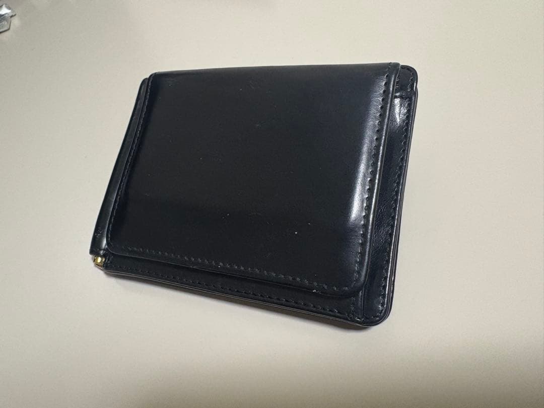 グレンロイヤル　ブライドルレザー　マネークリップ　小銭入れ付き