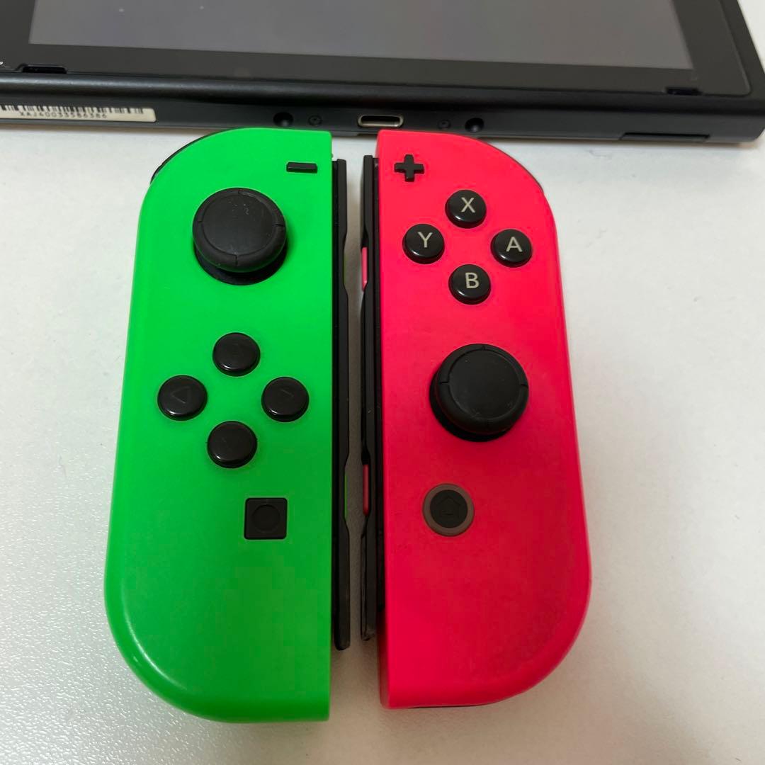 ニンテンドーswitch本体の　ピンクグリーン