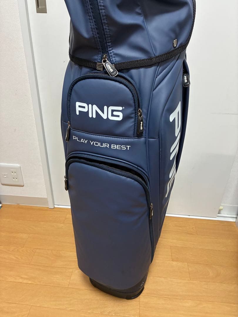 PING キャディバッグ ネイビー ゴルフバッグ