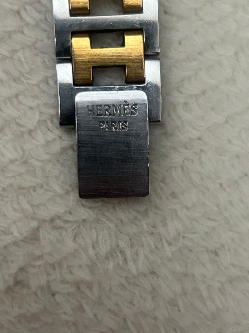 HERMES 腕時計 コンビ コマ2個付き