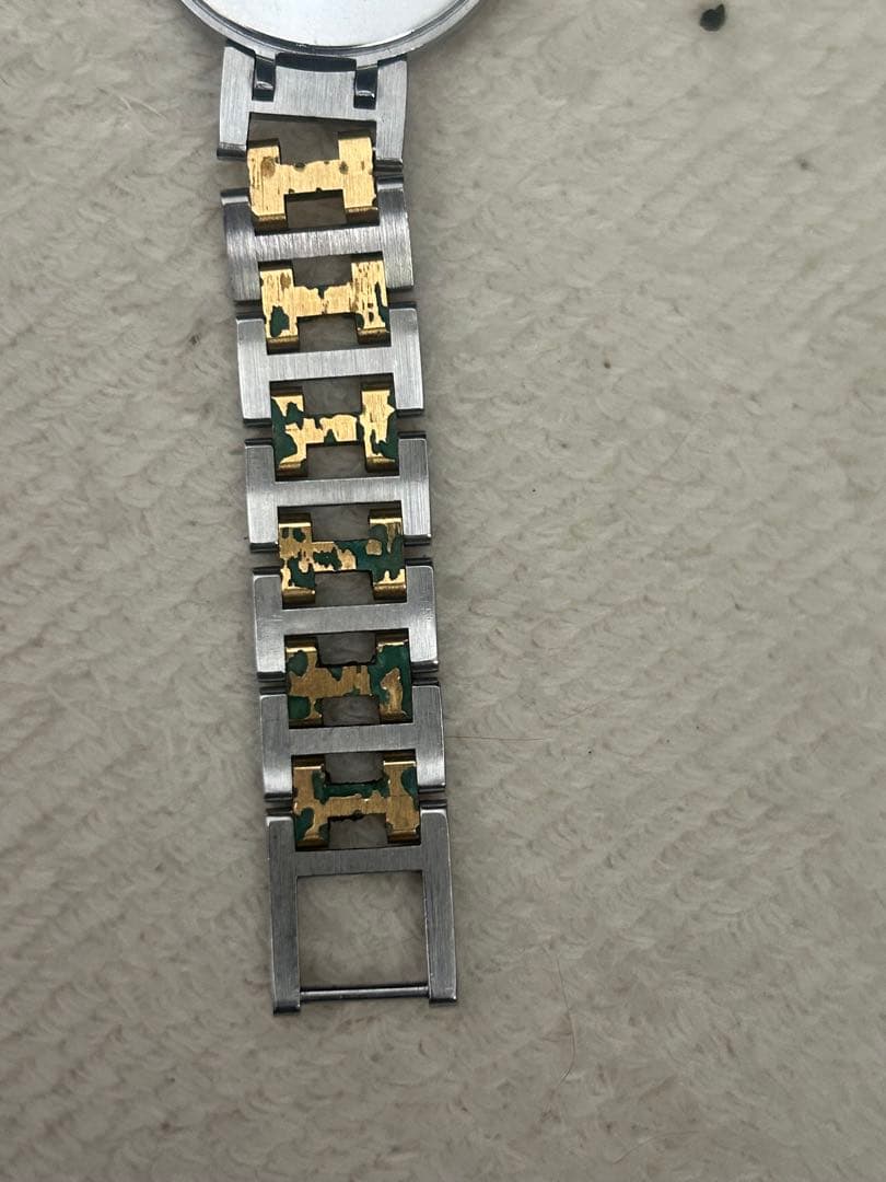 HERMES 腕時計 コンビ コマ2個付き