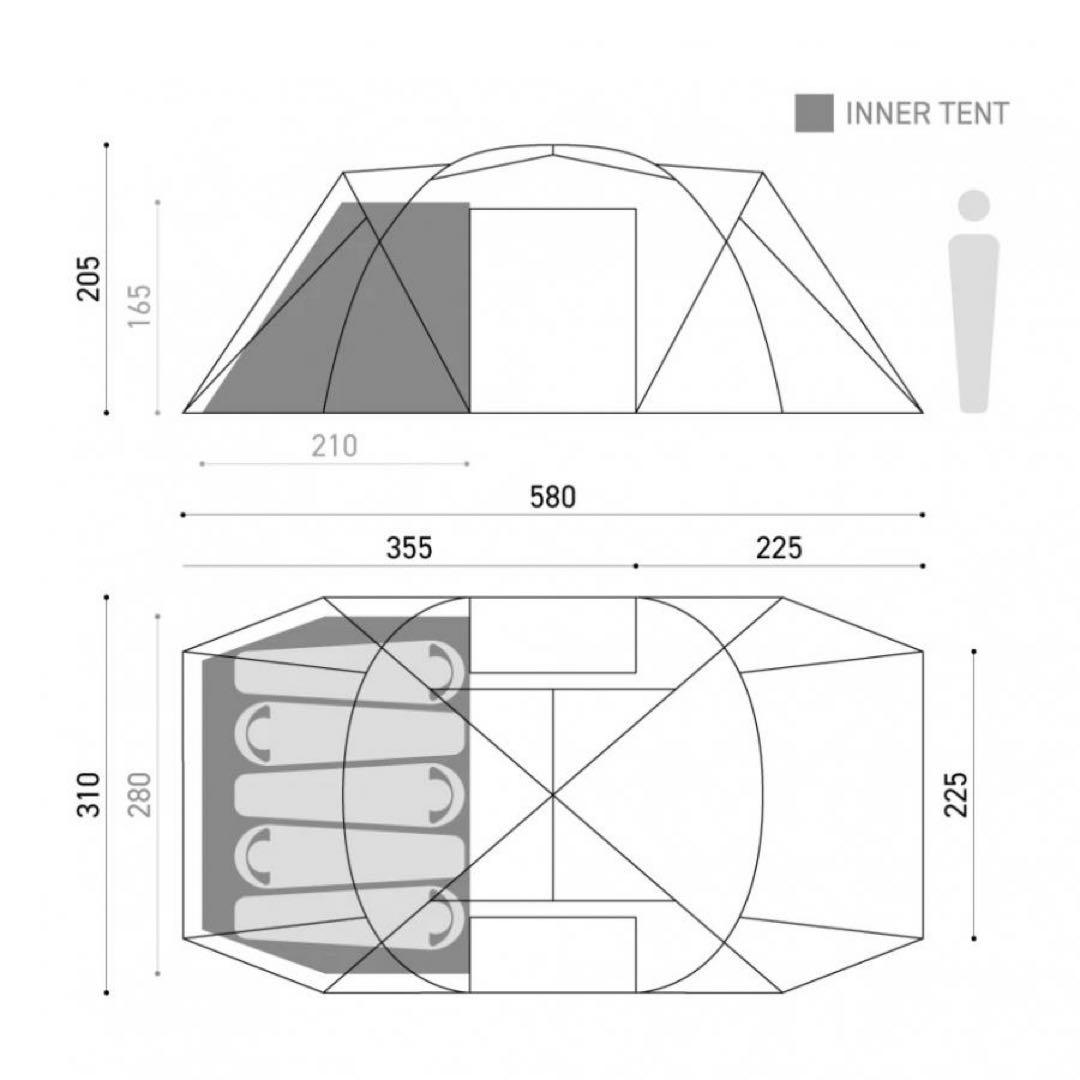 ムラコ ZIZ キャンプ ドームテント