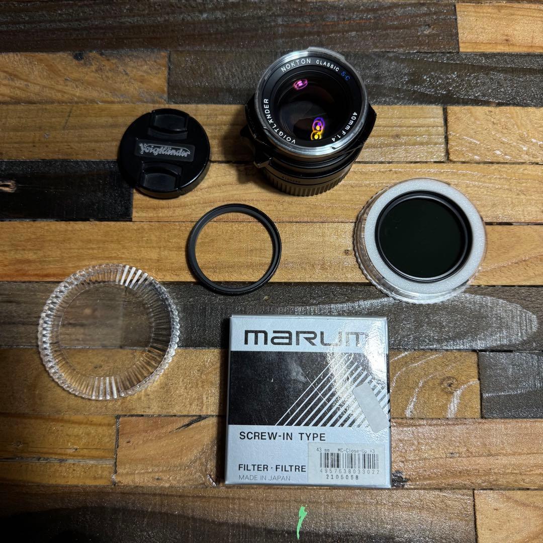 nokton Classic 40mm f1.4 ND オマケ付き
