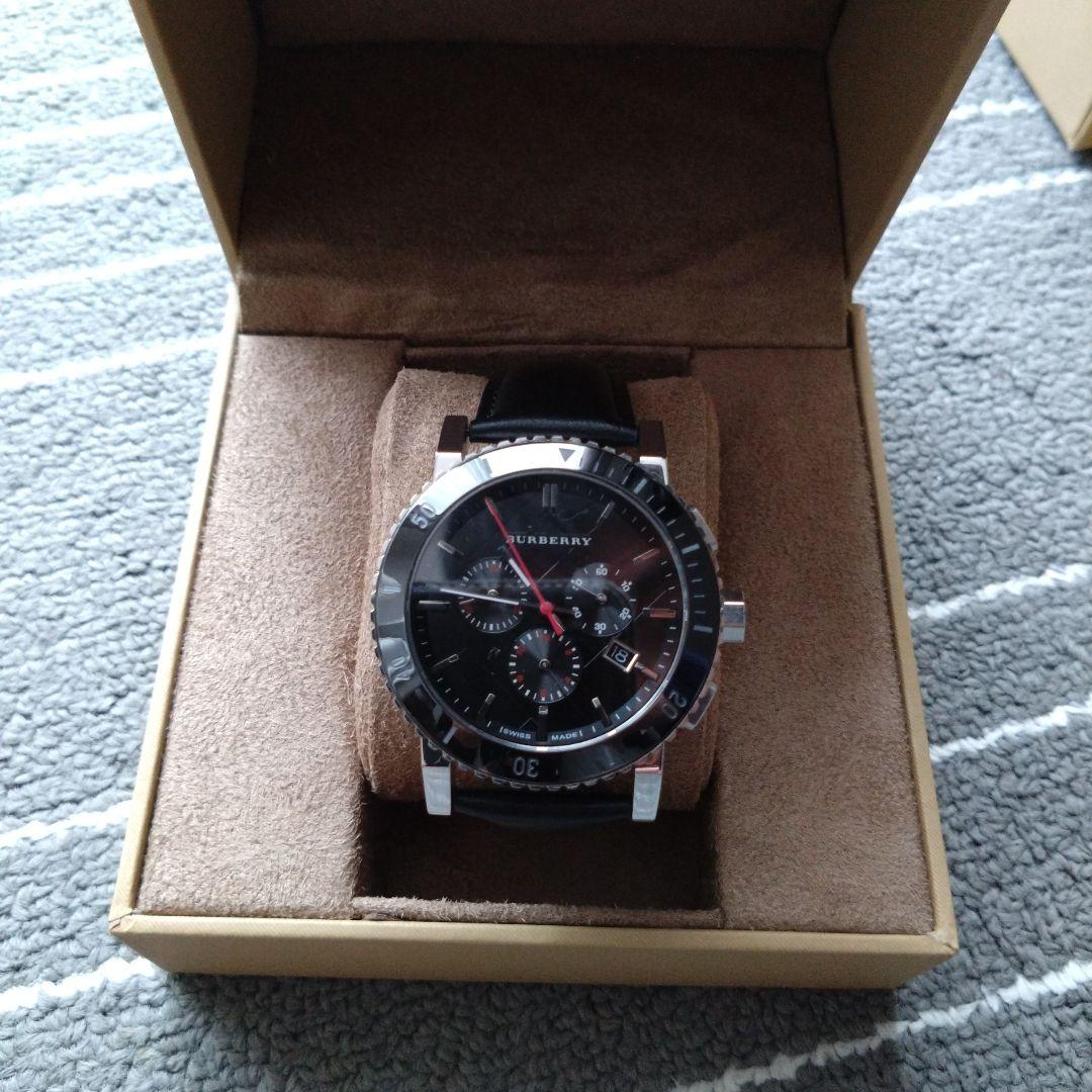 【藤政さん専用】BURBERRY　BU9380　レザーベルト腕時計