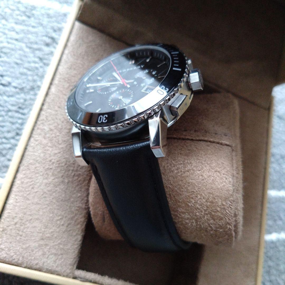 【藤政さん専用】BURBERRY　BU9380　レザーベルト腕時計