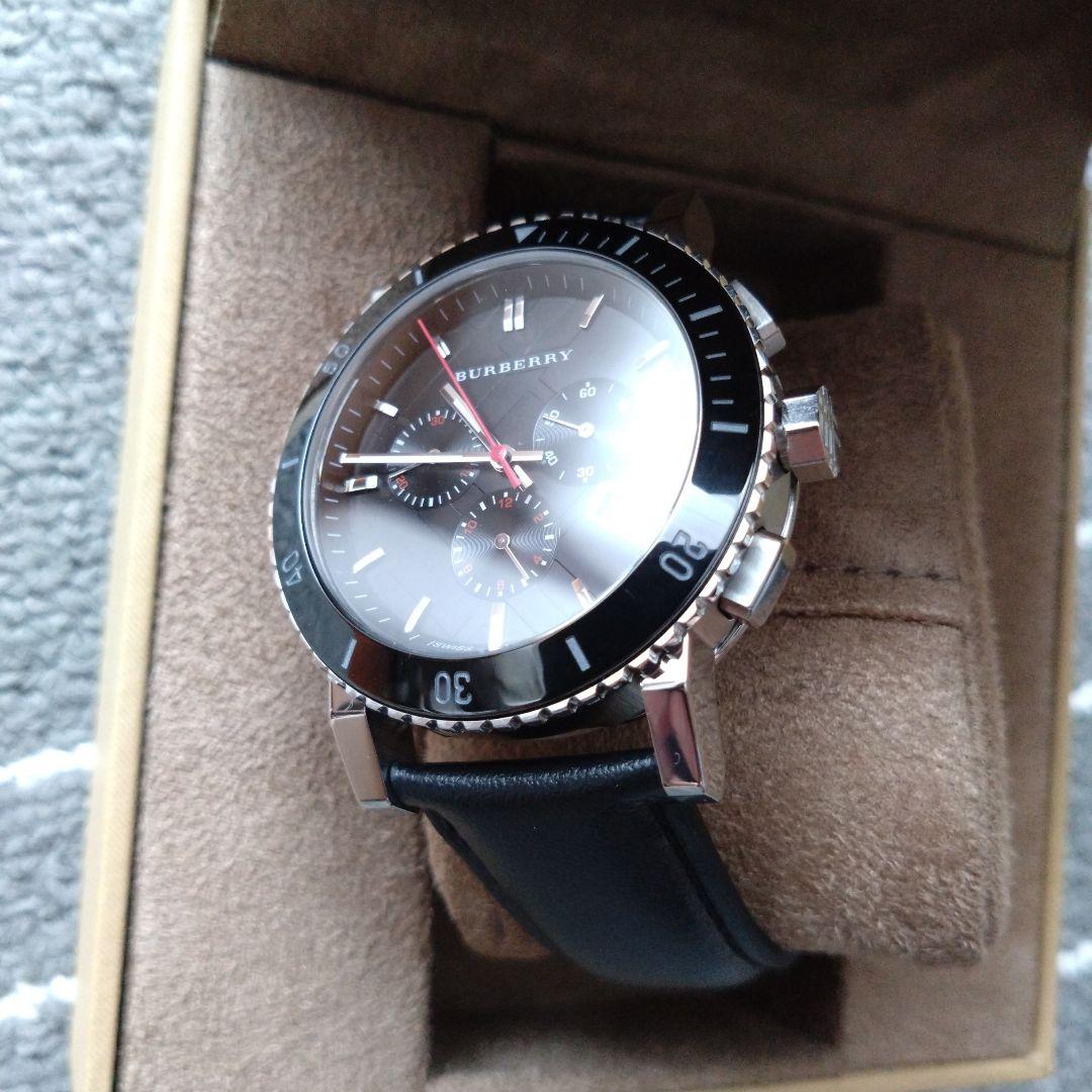 【藤政さん専用】BURBERRY　BU9380　レザーベルト腕時計