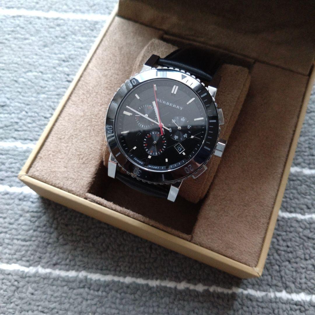 【藤政さん専用】BURBERRY　BU9380　レザーベルト腕時計