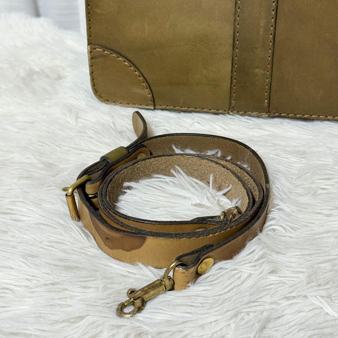 ⭐️美品⭐️　HERZ　ヘルツ　2way　ハンドバッグ　ファスナー式開閉