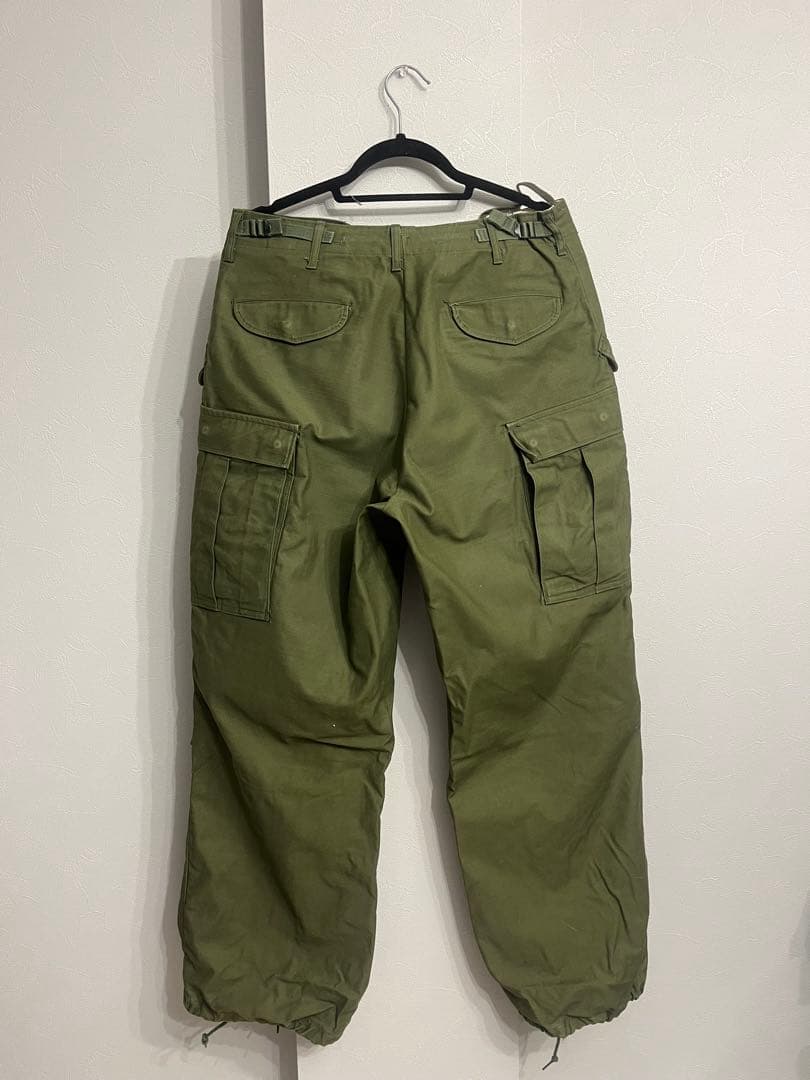 【最終値下げ】M65フィールドパンツ　67年製アルミジップ　デッドストック　実物