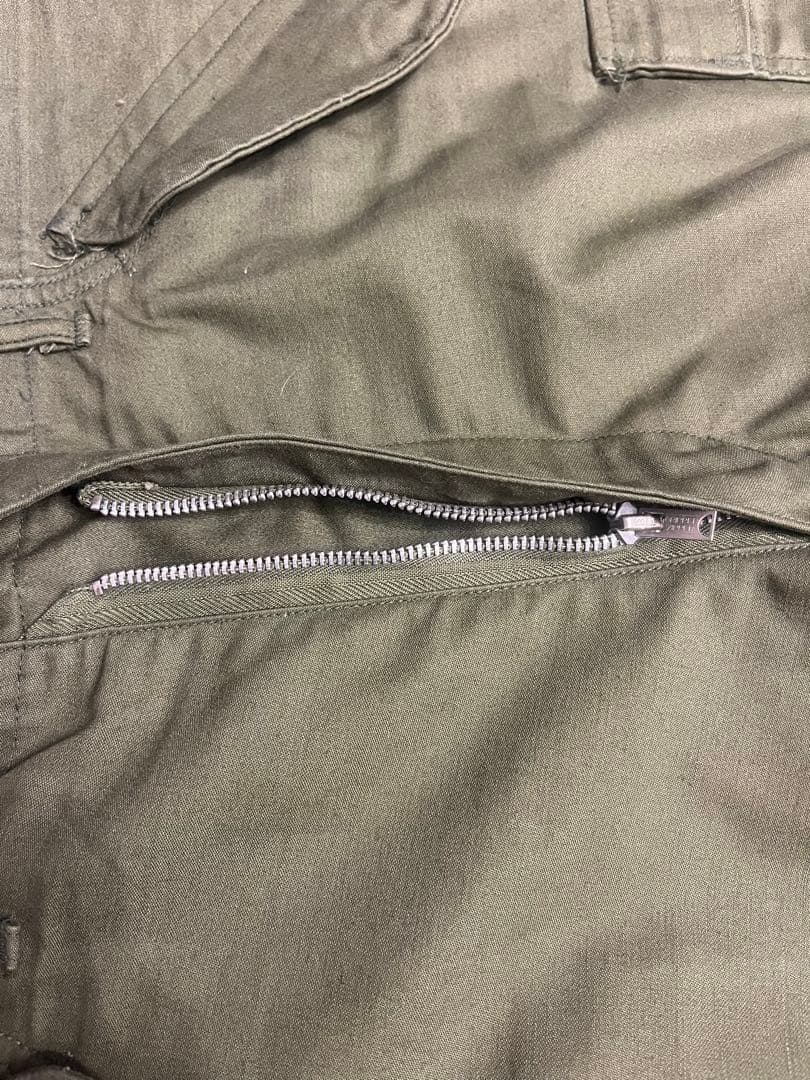 【最終値下げ】M65フィールドパンツ　67年製アルミジップ　デッドストック　実物