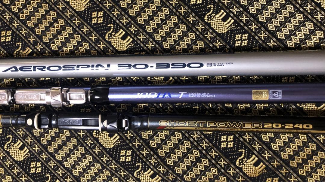 国内一流メーカー　SHIMANO＆Daiwa投げ竿 3本セット