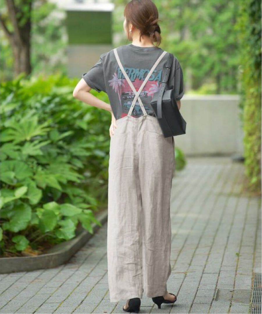 JOURNALSTANDARD relume No.14フレンチリネンサロペット