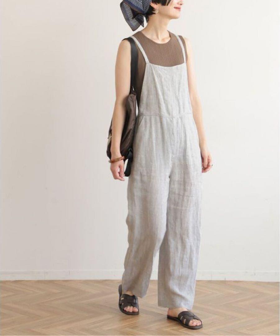 JOURNALSTANDARD relume No.14フレンチリネンサロペット