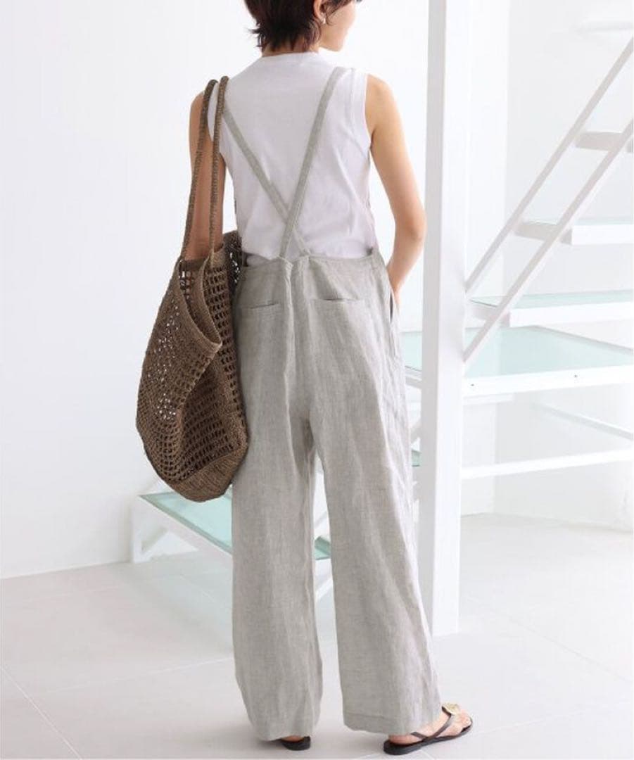 JOURNALSTANDARD relume No.14フレンチリネンサロペット