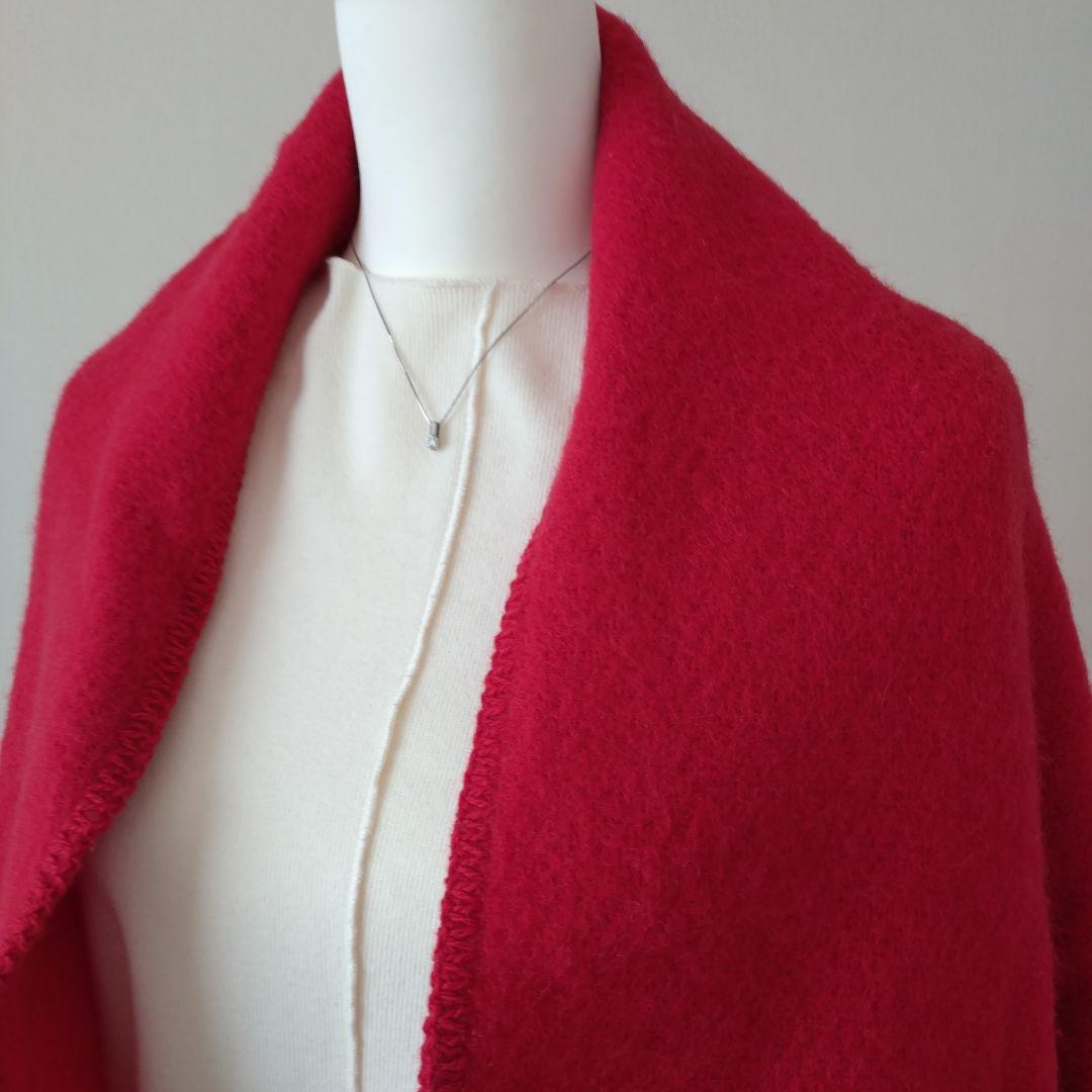 ラプアンカンクリ　LAPUAN KANKURIT ポケットショール 赤　Red