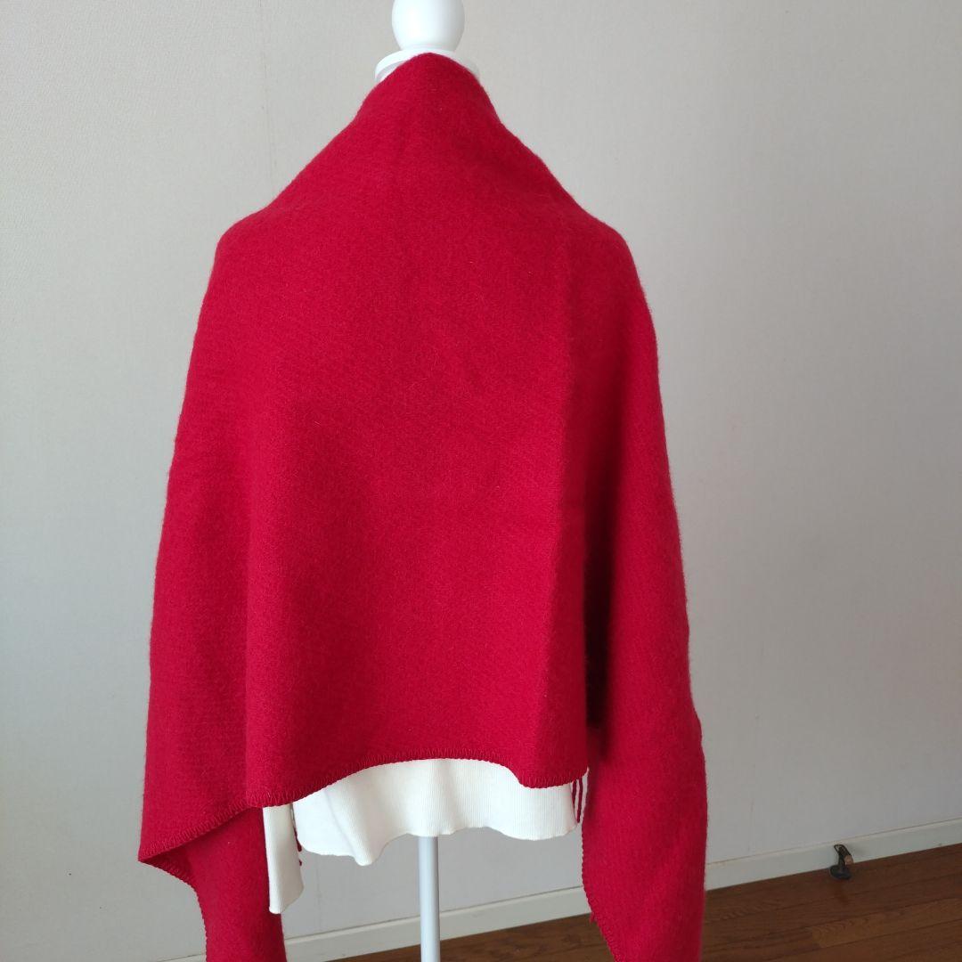 ラプアンカンクリ　LAPUAN KANKURIT ポケットショール 赤　Red