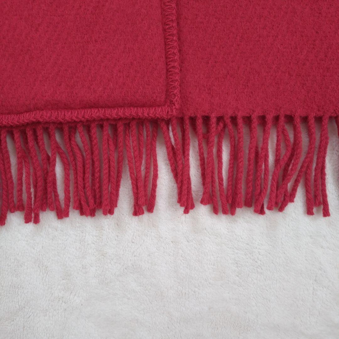 ラプアンカンクリ　LAPUAN KANKURIT ポケットショール 赤　Red