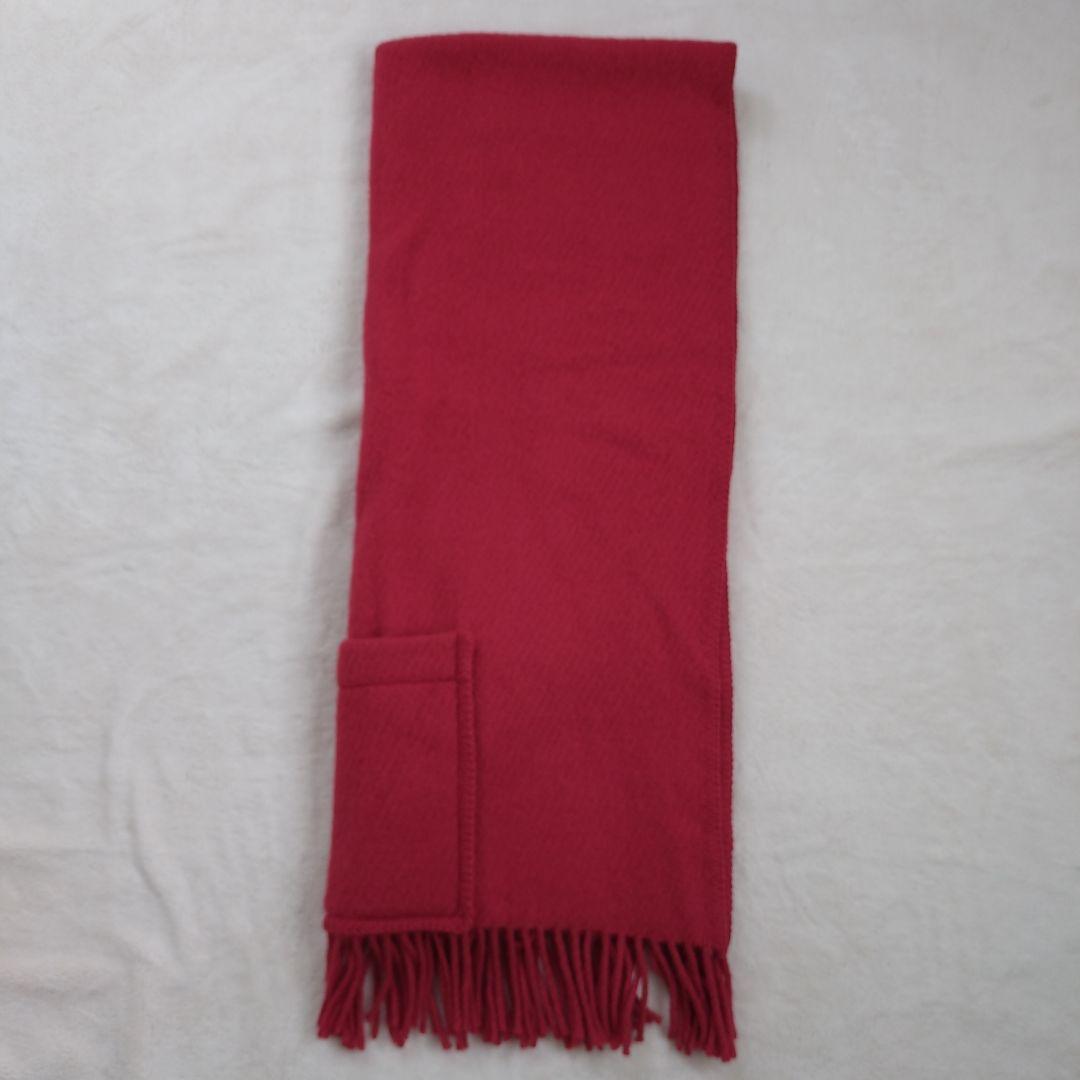 ラプアンカンクリ　LAPUAN KANKURIT ポケットショール 赤　Red