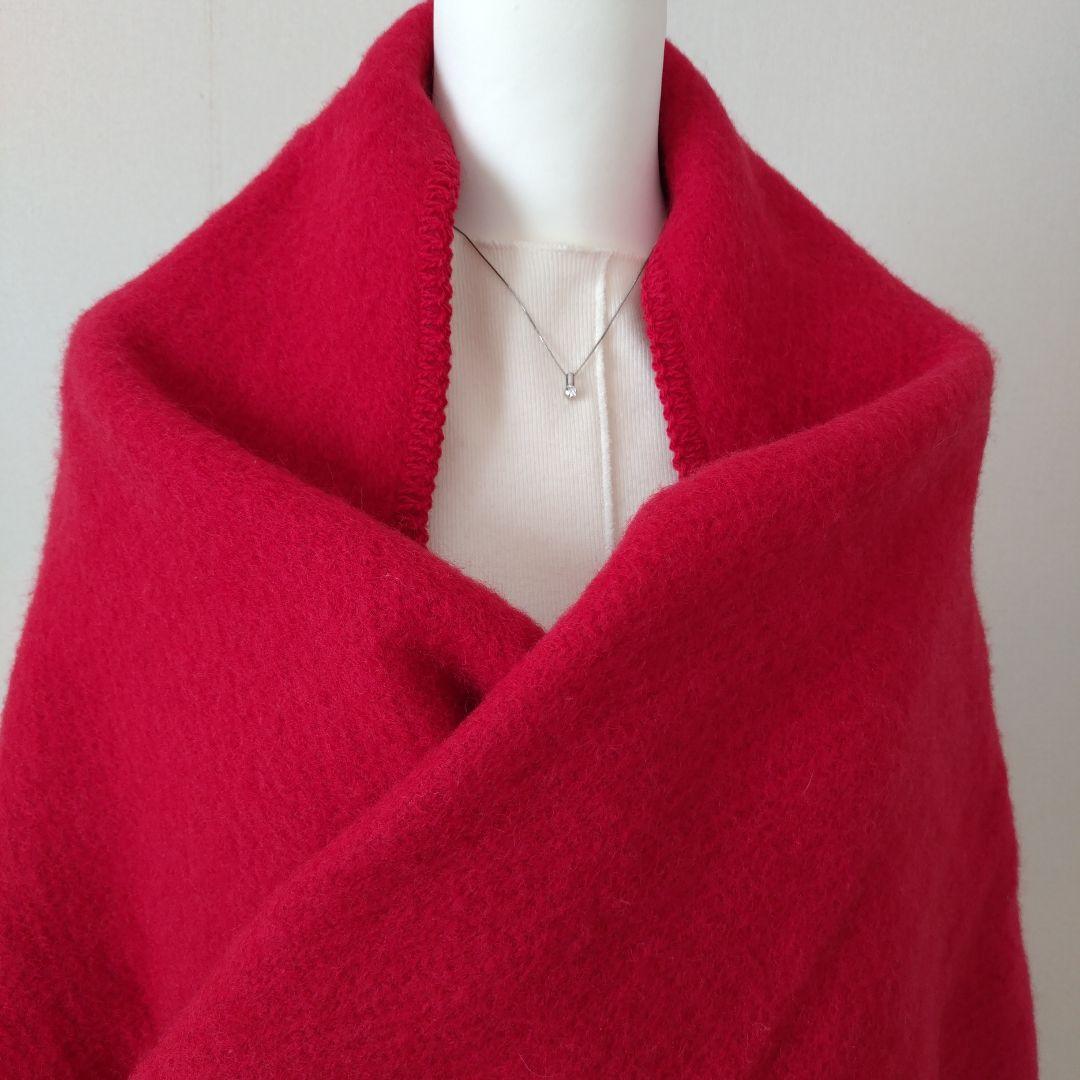 ラプアンカンクリ　LAPUAN KANKURIT ポケットショール 赤　Red